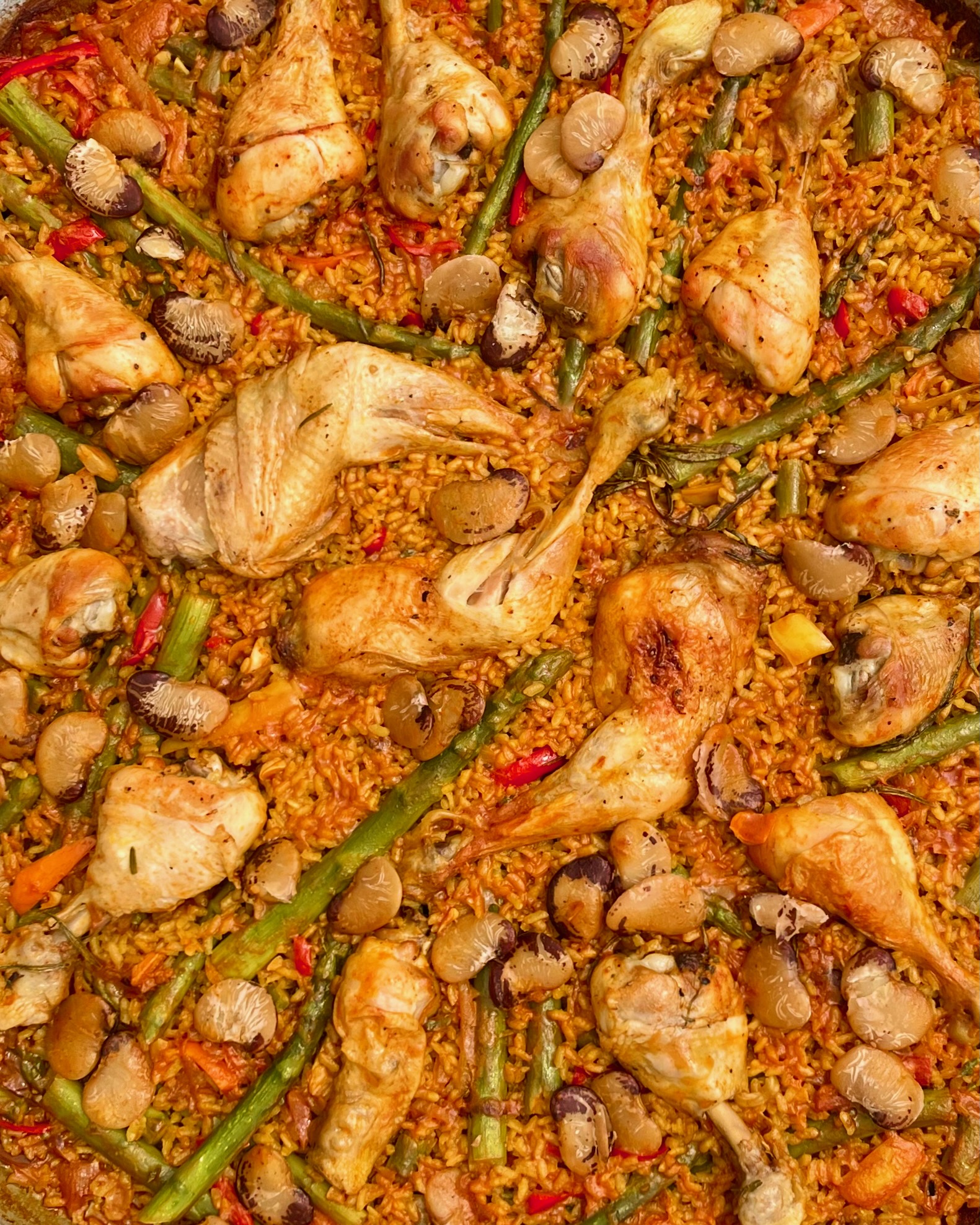 Paella española auténtica